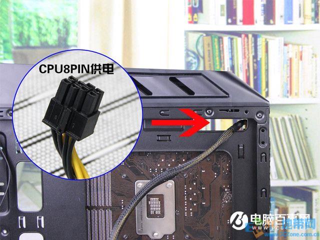 机箱怎么走背线 非模组电源线材走线孔位与捆绑教程